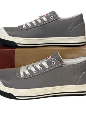 Avenger Gray Canvas Low-Top Safety Sneakers
